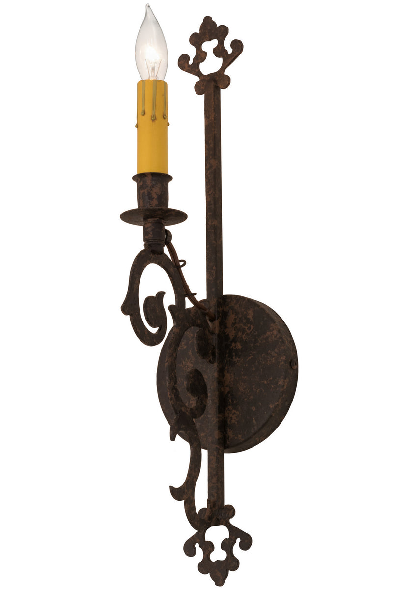 Meyda Tiffany 162456 One Light Wall Sconce, Coffee Bean