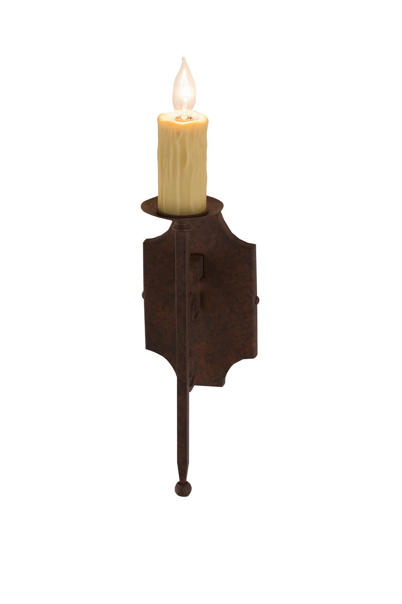 Meyda Tiffany 162458 One Light Wall Sconce, Rusty Nail