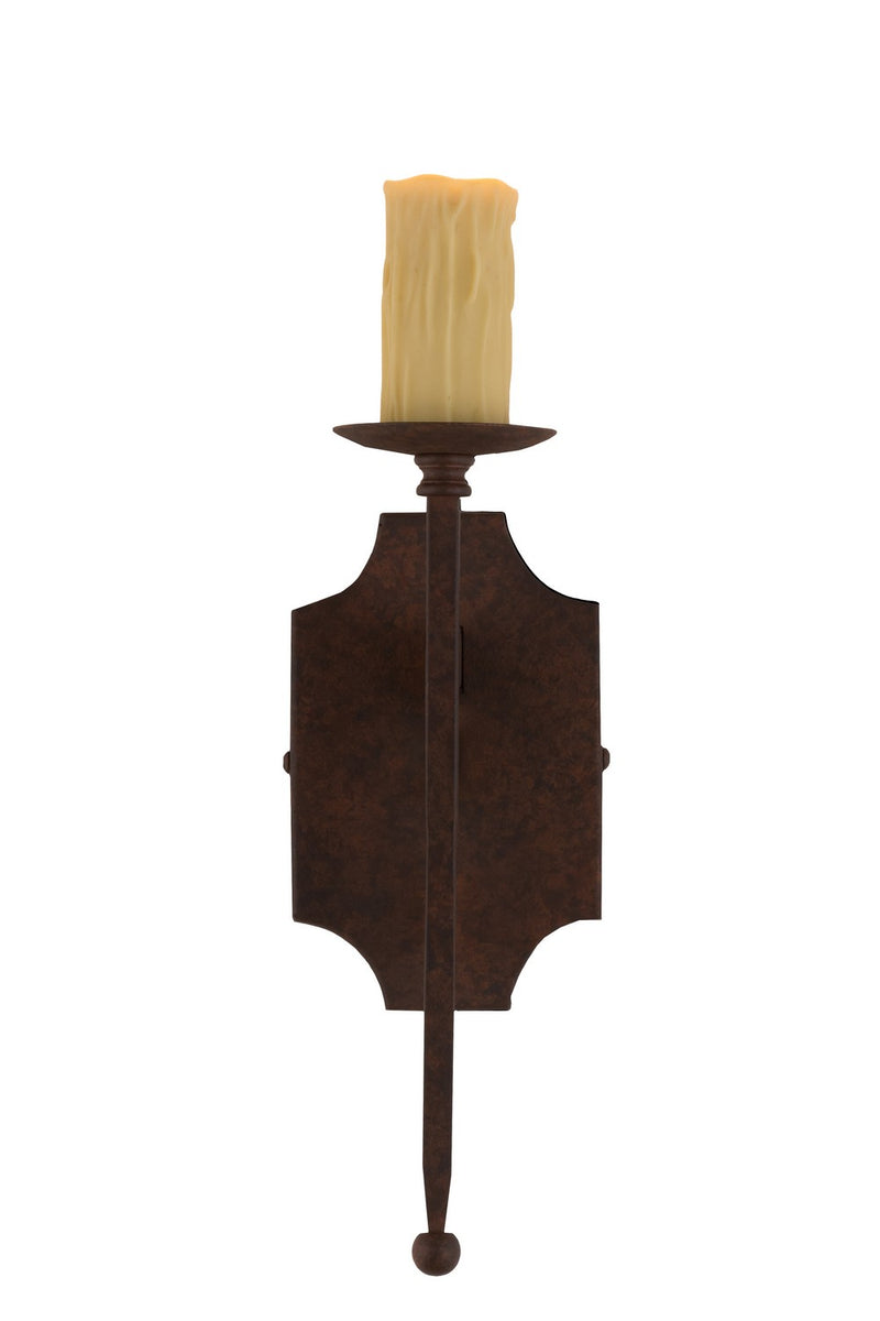 Meyda Tiffany 162458 One Light Wall Sconce, Rusty Nail