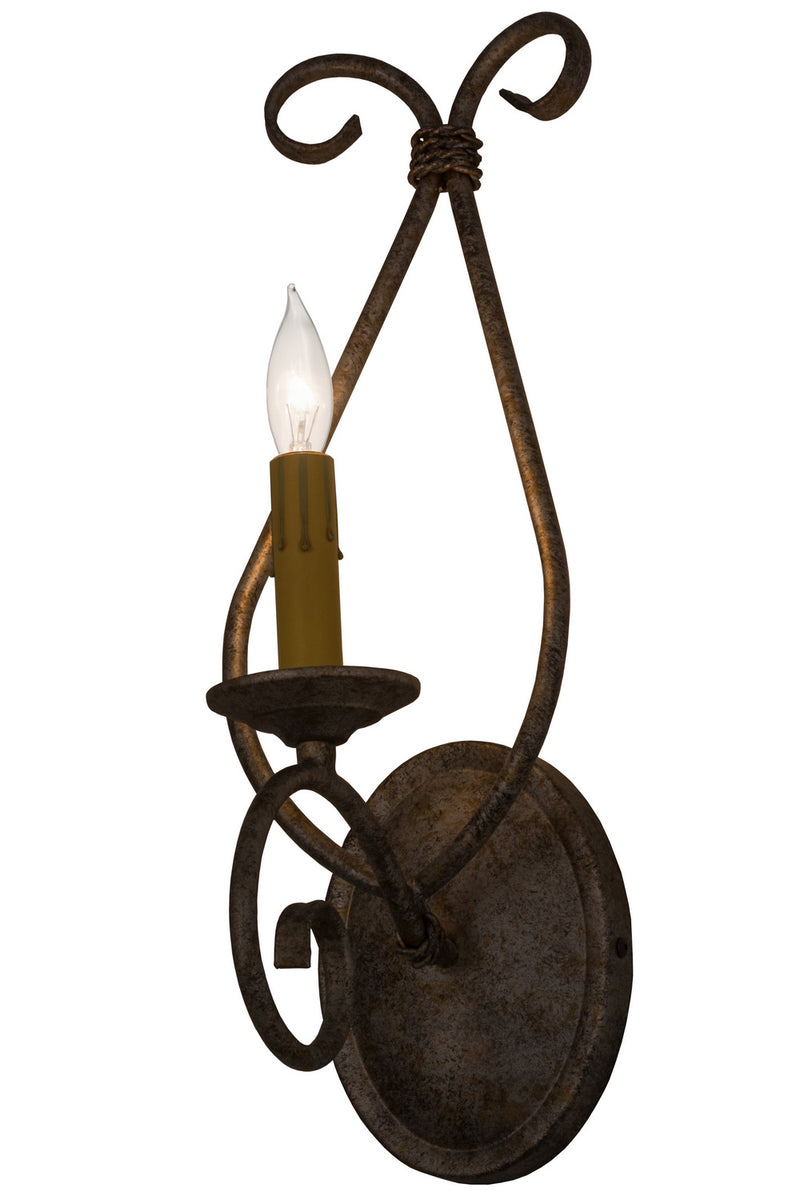 Meyda Tiffany 162460 One Light Wall Sconce, Corinth