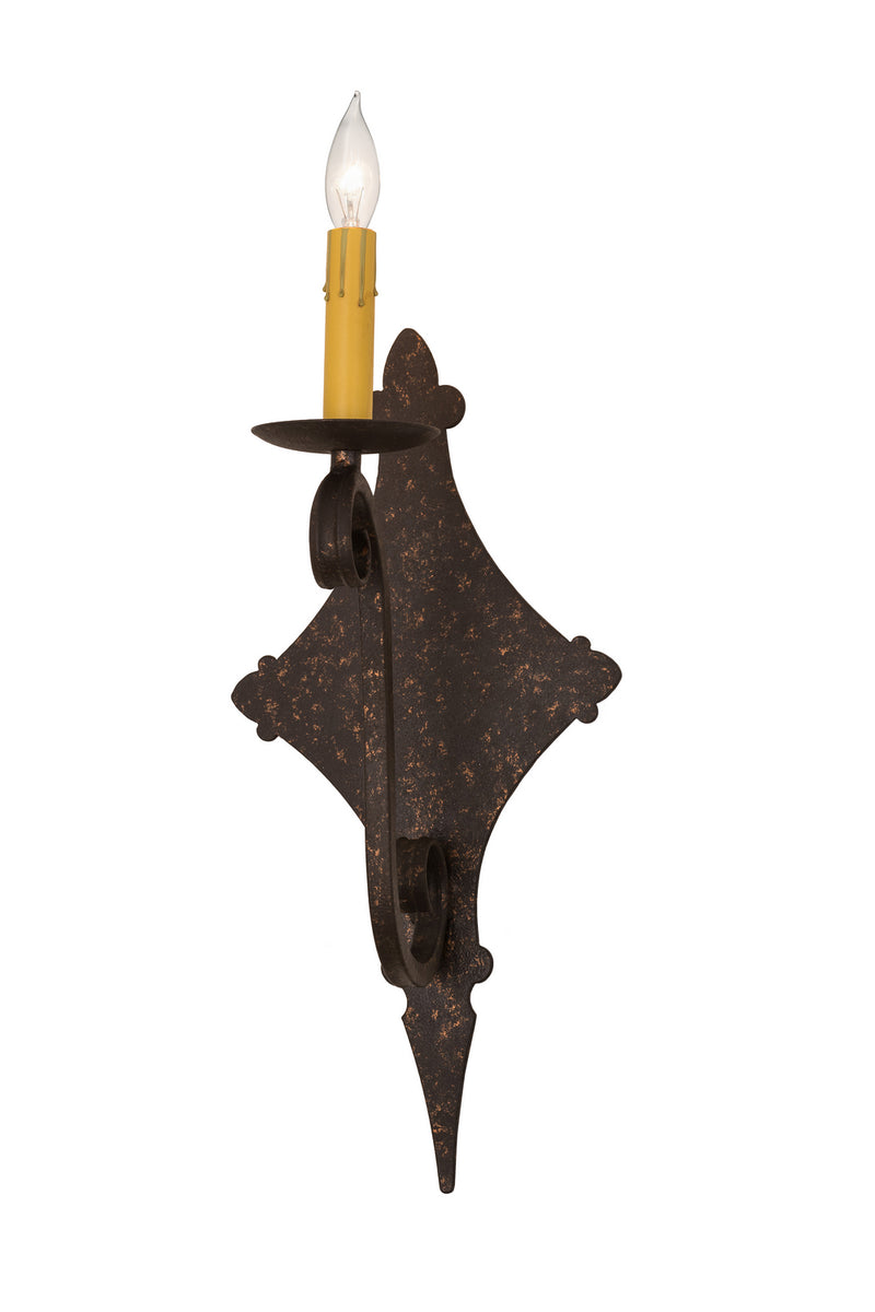 Meyda Tiffany 162463 One Light Wall Sconce, Copper Rust