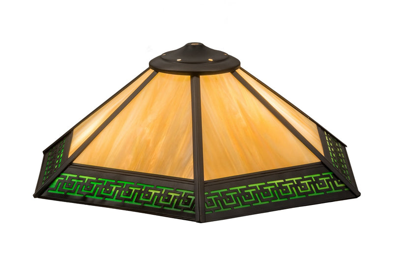 Meyda Tiffany 162466 Shade, Craftsman Brown