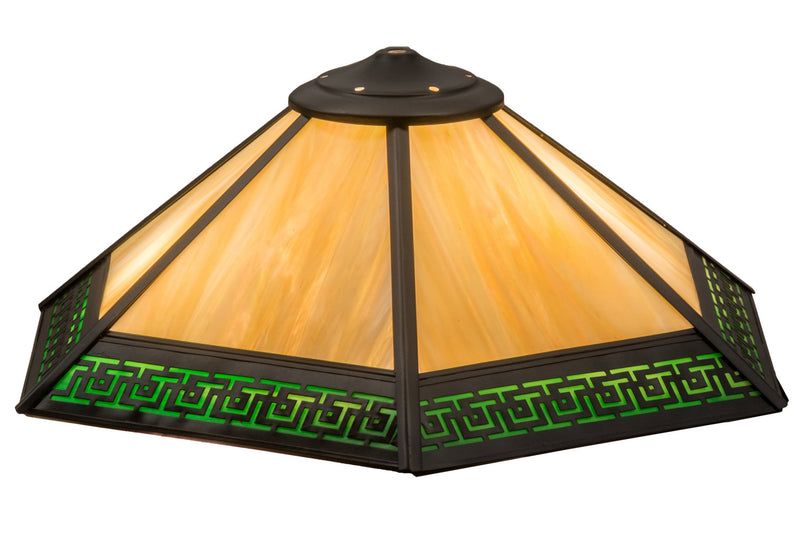 Meyda Tiffany 162466 Shade, Craftsman Brown