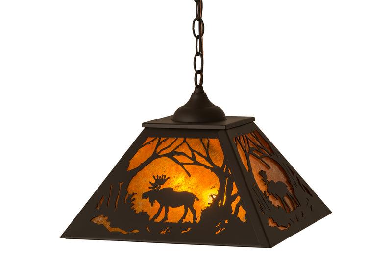 Meyda Tiffany 162470 Two Light Pendant, Oil Rubbed Bronze