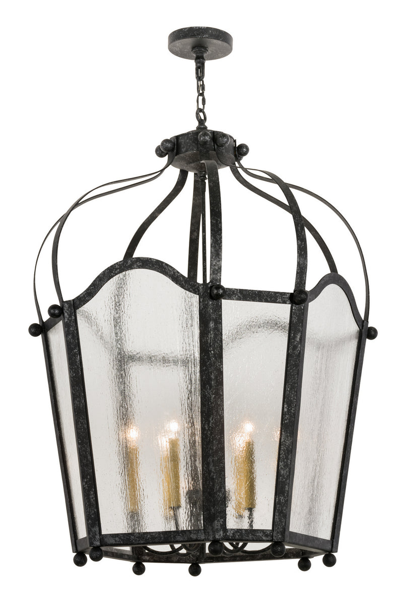 Meyda Tiffany 162523 Six Light Pendant, Gunmetal