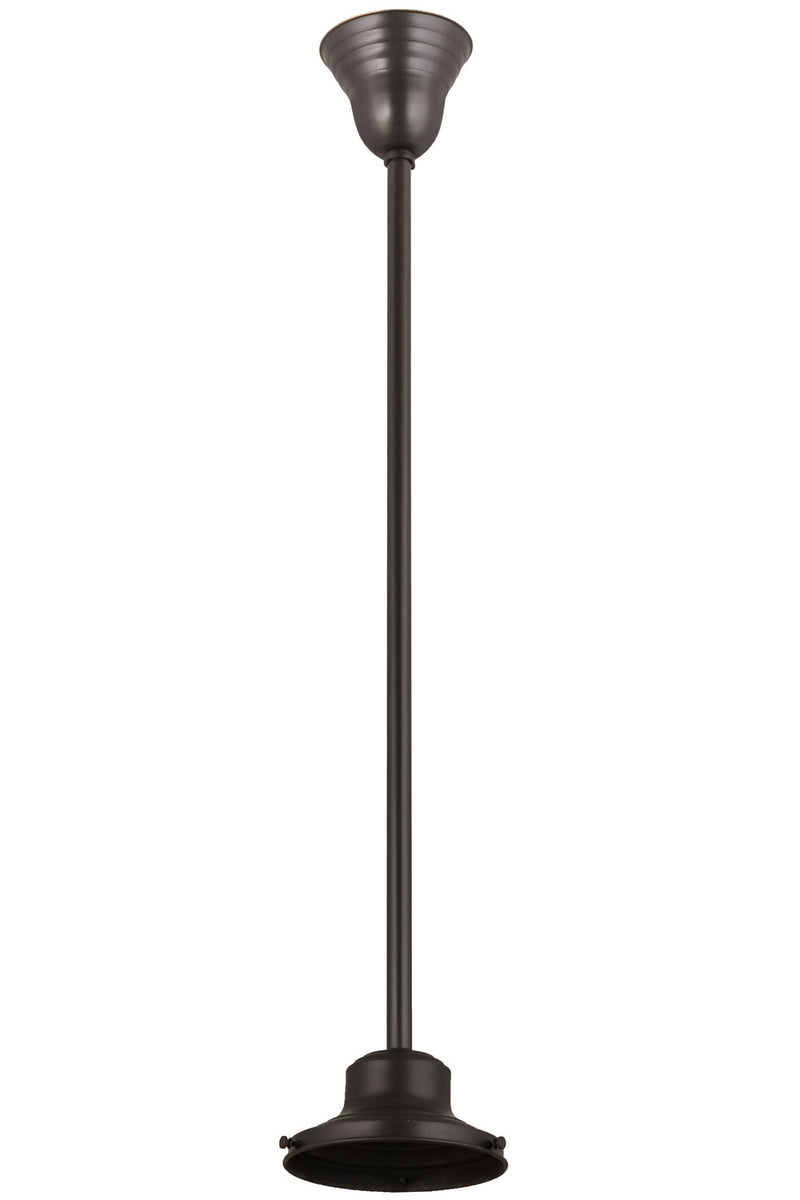 Meyda Tiffany 162604 One Light Pendant Hardware, Craftsman Brown