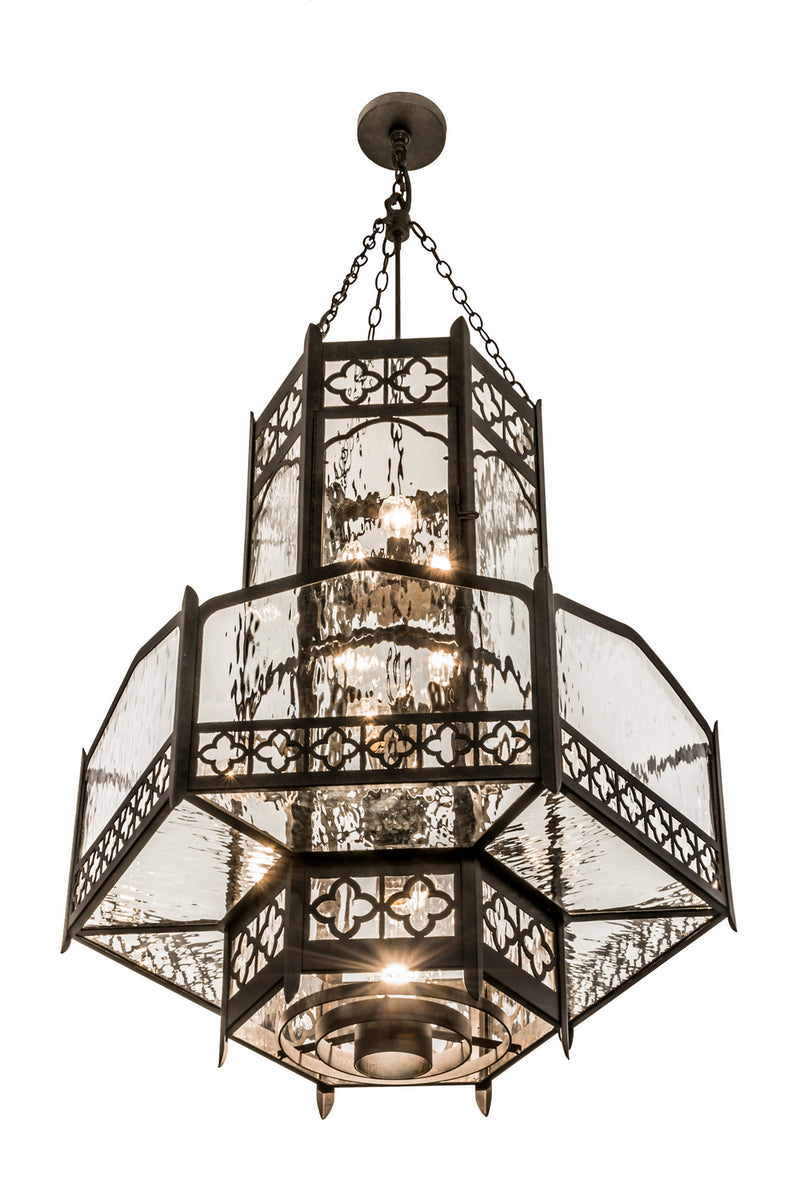 Meyda Tiffany 162812 12 Light Pendant, Chestnut