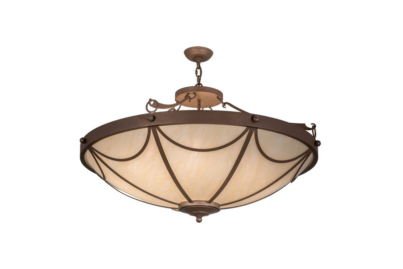 Meyda Tiffany 162887 Eight Light Pendant, Antique Rust