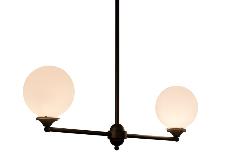 Meyda Tiffany 162981 Two Light Island Pendant, Oil Rubbed Bronze