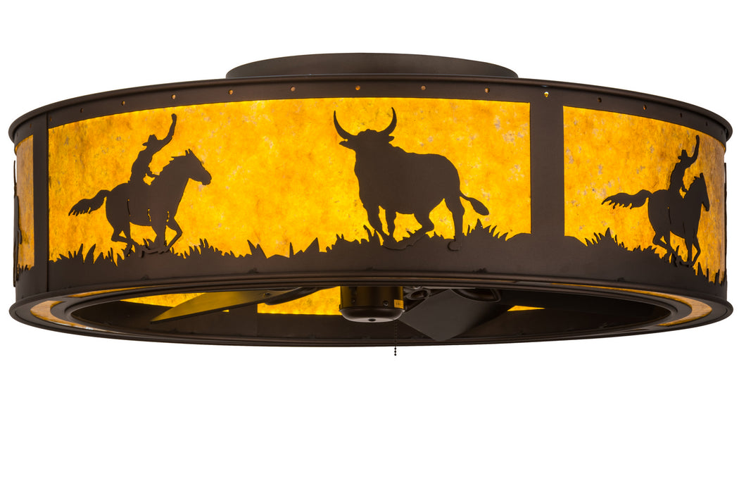 Meyda Tiffany 163131 Chandel-Air, Mahogany Bronze