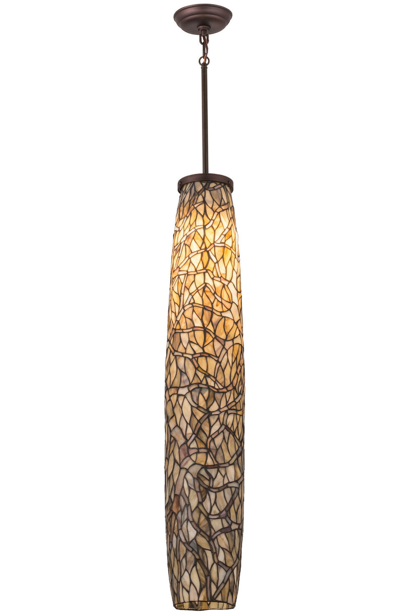 Meyda Tiffany 163153 One Light Mini Pendant, Mahogany Bronze