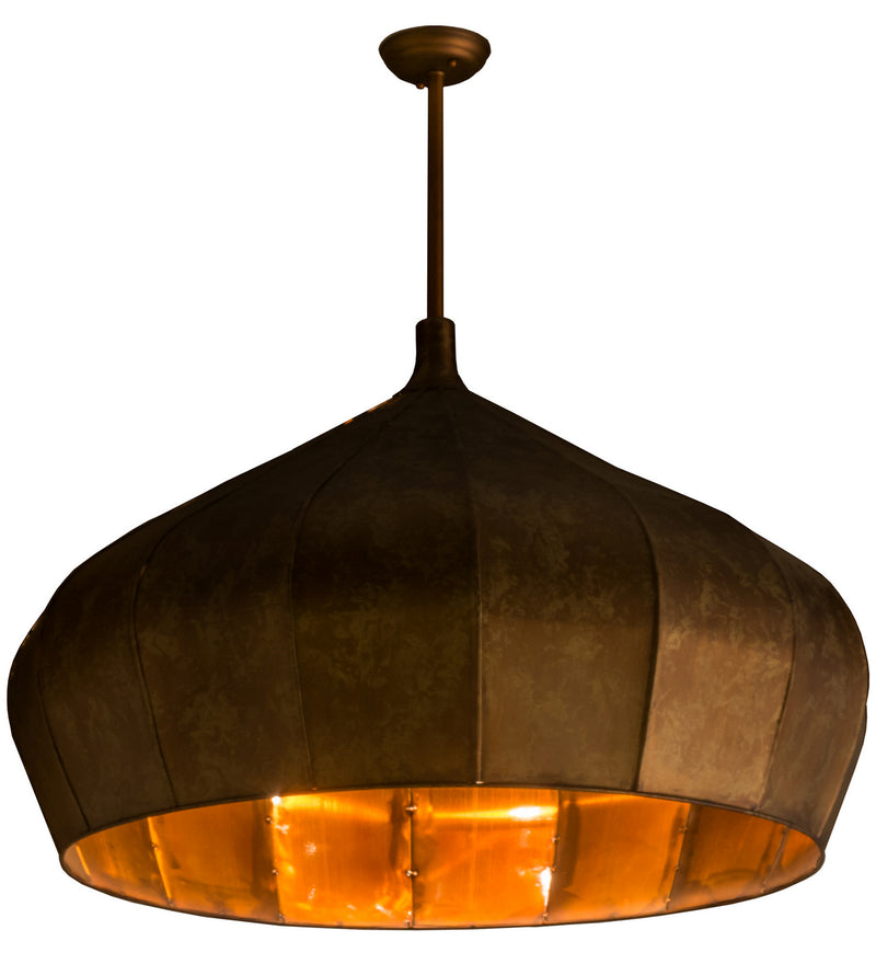 Meyda Tiffany 163363 One Light Pendant, Carmelized Onion Matte