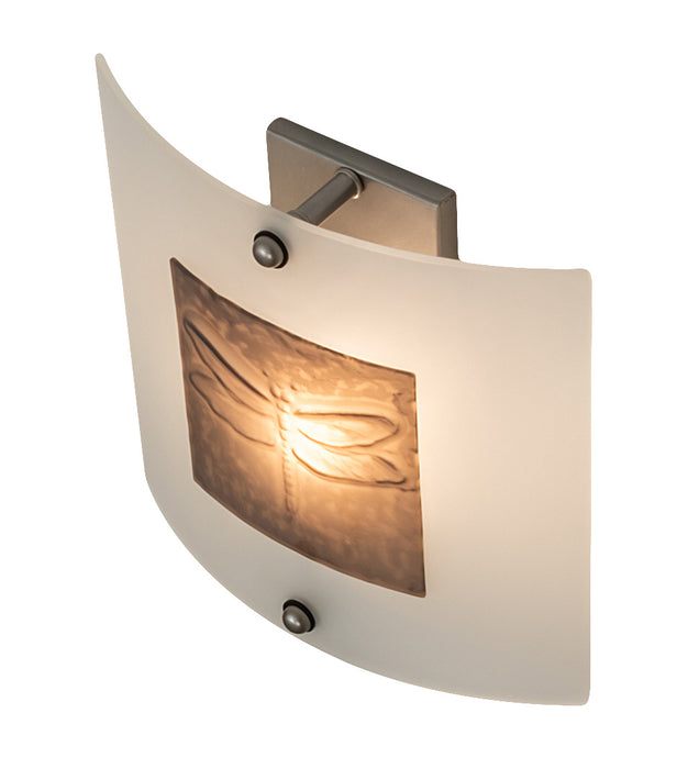 Meyda Tiffany 163785 One Light Wall Sconce, Nickel