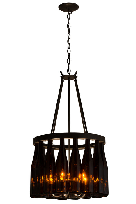 Meyda Tiffany 163818 Five Light Chandelier, Timeless Bronze