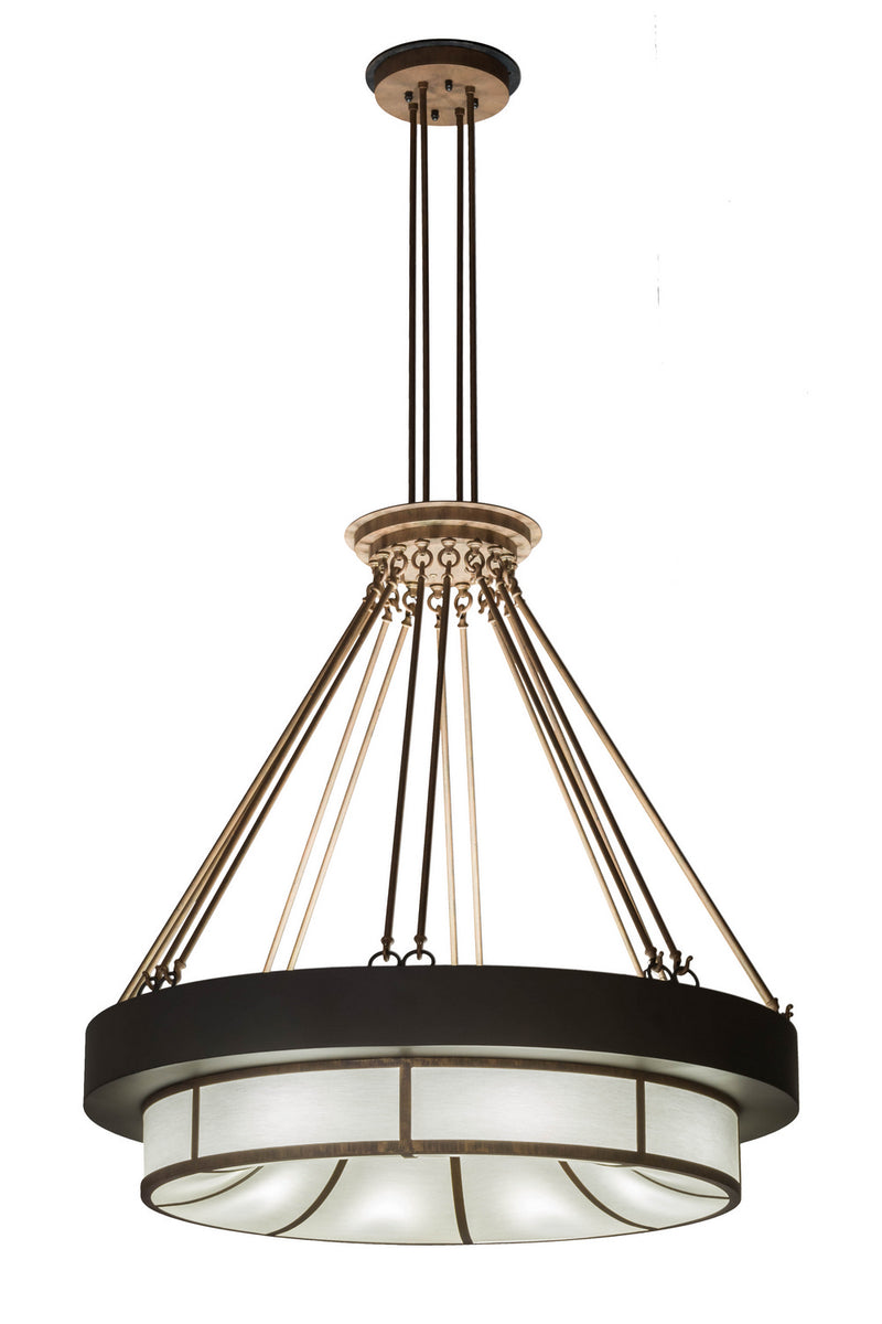 Meyda Tiffany 166401 16 Light Pendant, Cortez Gold & Timeless Bronze