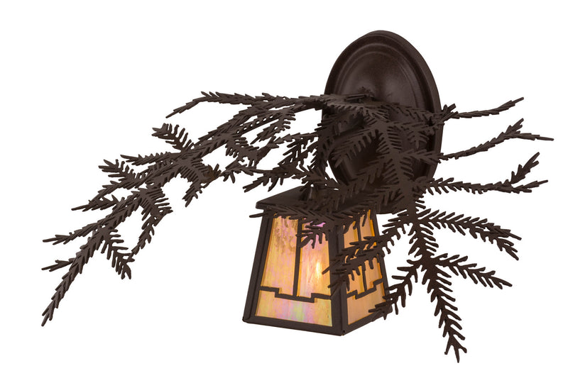 Meyda Tiffany 166568 One Light Wall Sconce, Cafe Noir