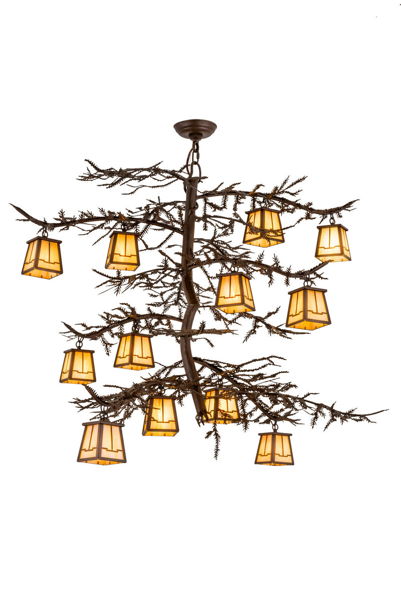 Meyda Tiffany 166573 12 Light Chandelier, Cafe Noir