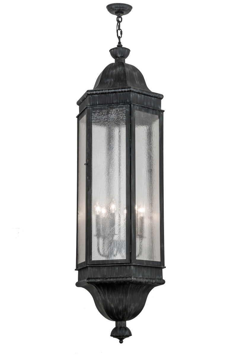 Meyda Tiffany 166598 Six Light Pendant, Antique Iron Gate