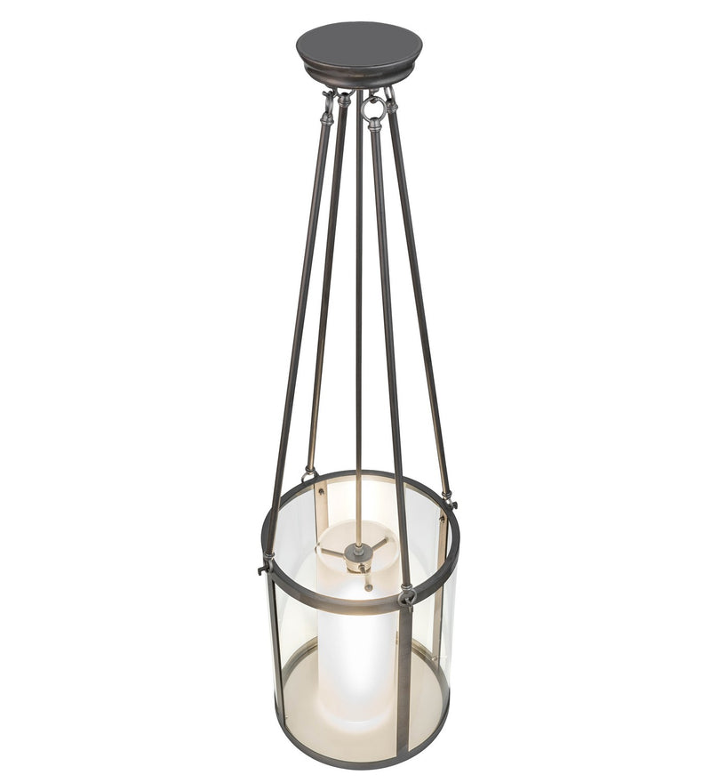 Meyda Tiffany 167874 One Light Pendant, Steel