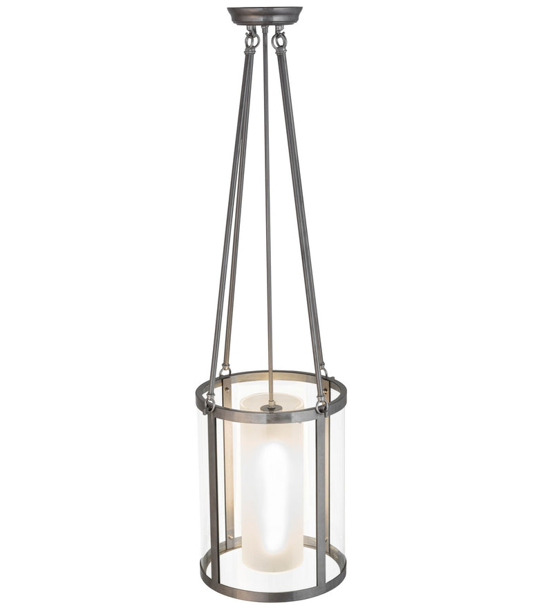 Meyda Tiffany 167874 One Light Pendant, Steel