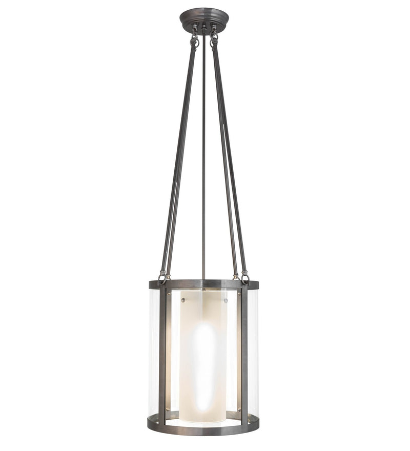 Meyda Tiffany 167874 One Light Pendant, Steel