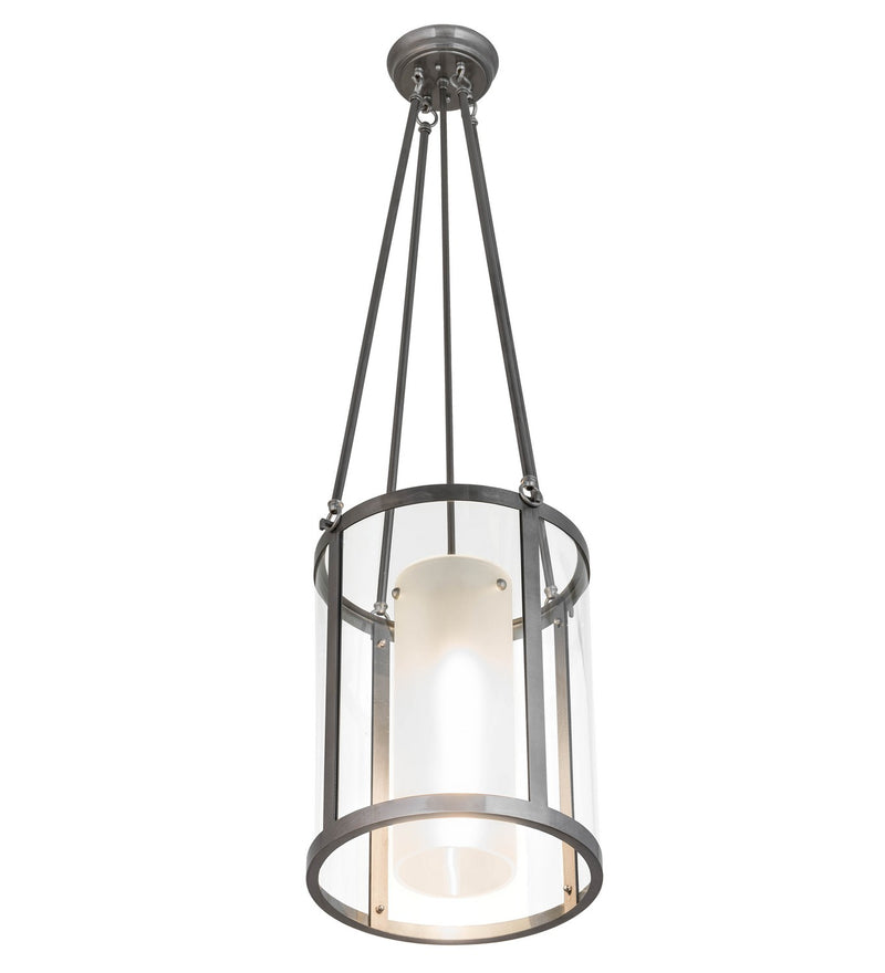 Meyda Tiffany 167874 One Light Pendant, Steel