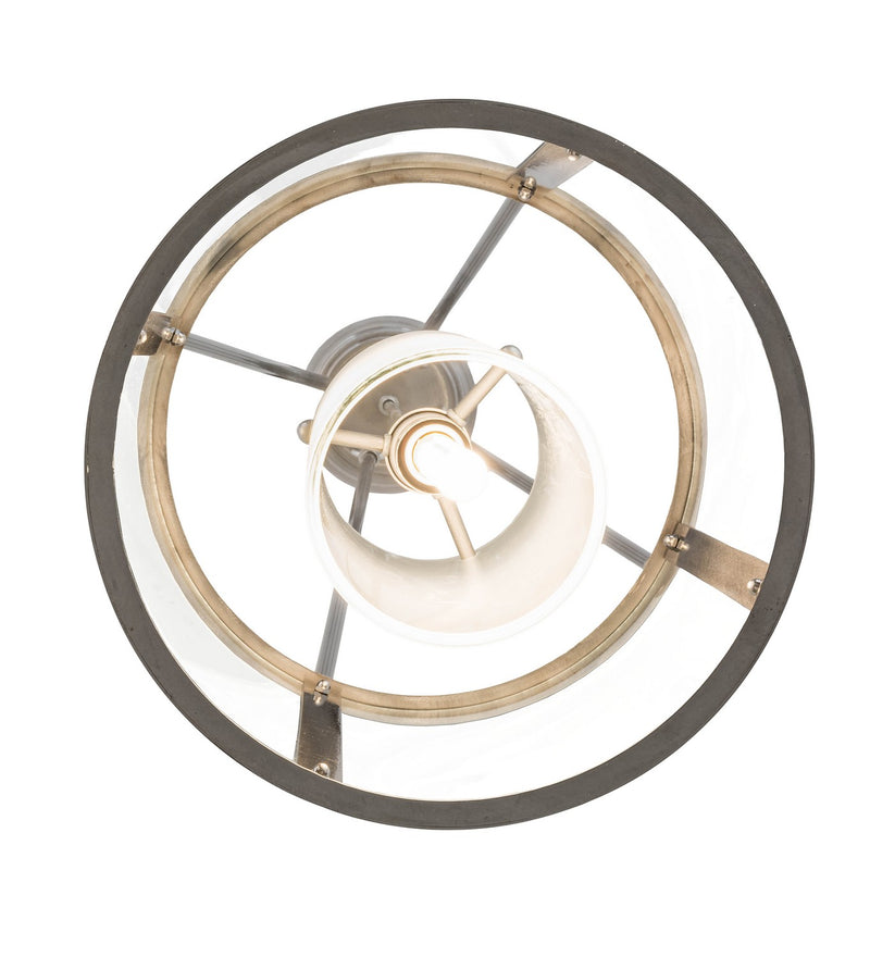 Meyda Tiffany 167874 One Light Pendant, Steel