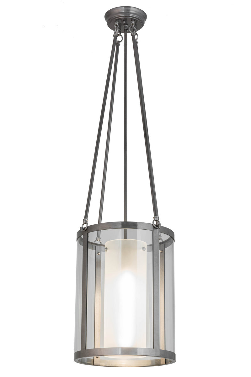 Meyda Tiffany 167874 One Light Pendant, Steel