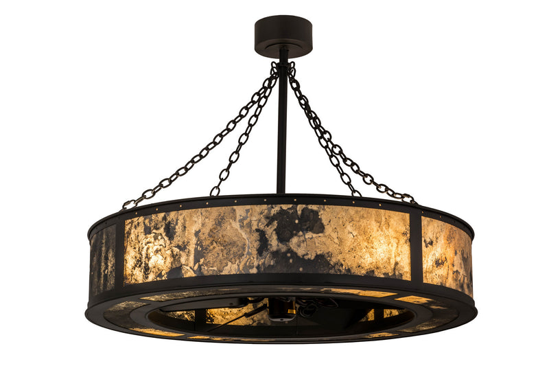 Meyda Tiffany 168462 Eight Light Chandel-Air, Black Metal,Wrought Iron