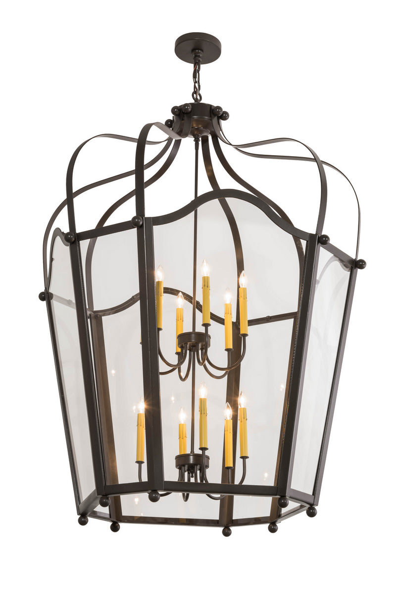 Meyda Tiffany 168566 12 Light Pendant, Timeless Bronze