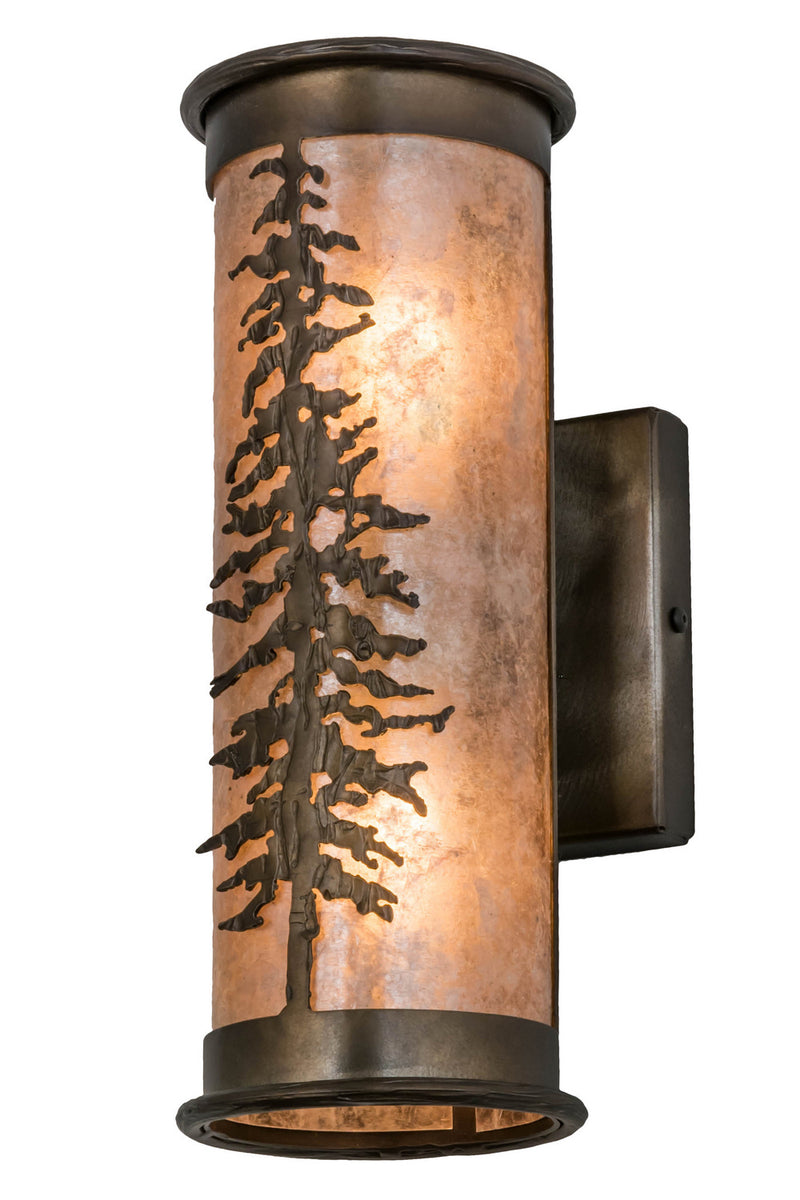 Meyda Tiffany 168686 Two Light Wall Sconce, Antique Copper