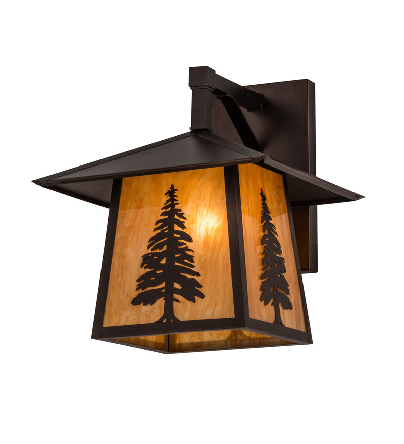 Meyda Tiffany 168722 One Light Wall Sconce, Mahogany Bronze
