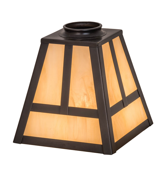 Meyda Tiffany 169073 Shade, Craftsman Brown