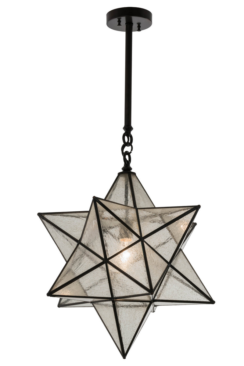 Meyda Tiffany 169078 One Light Pendant, Craftsman Brown