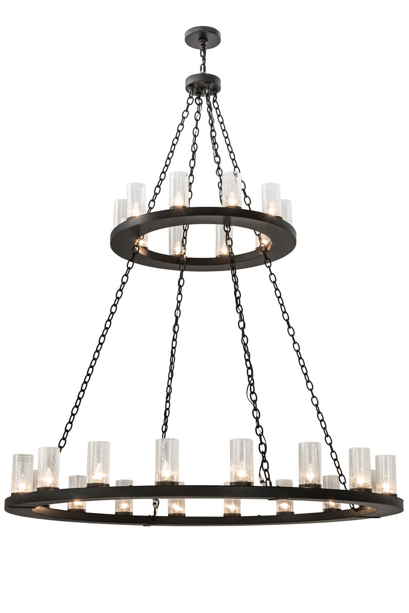 Meyda Tiffany 169536 28 Light Chandelier, Black Metal