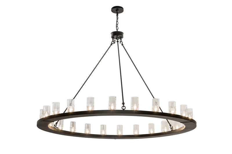 Meyda Tiffany 169898 24 Light Chandelier, Textured Black