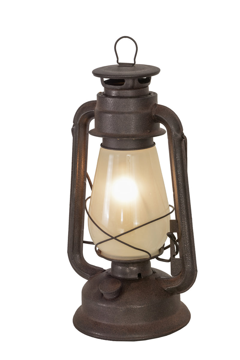 Meyda Tiffany 170032 One Light Table Lamp, Distressed Rust