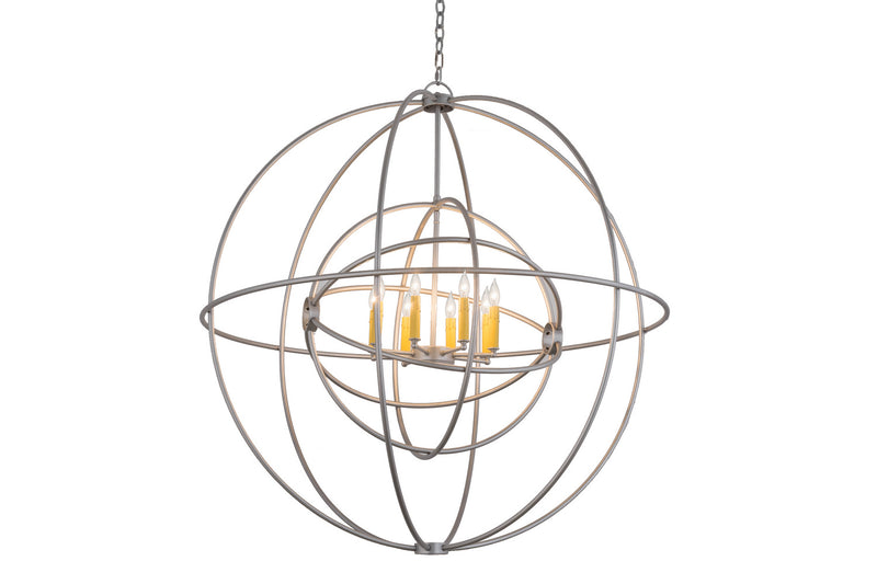 Meyda Tiffany 170407 Eight Light Chandelier, Nickel