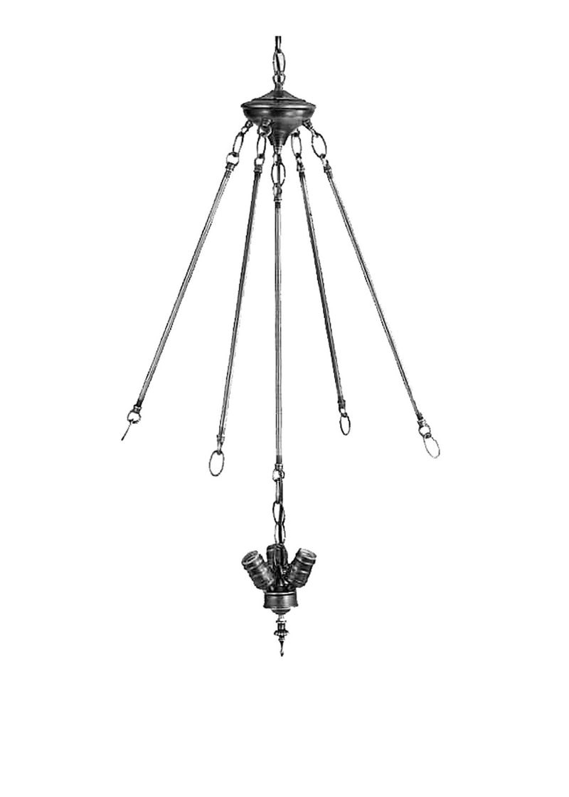 Meyda Tiffany 21040 Three Light Pendant Hardware, Mahogany Bronze