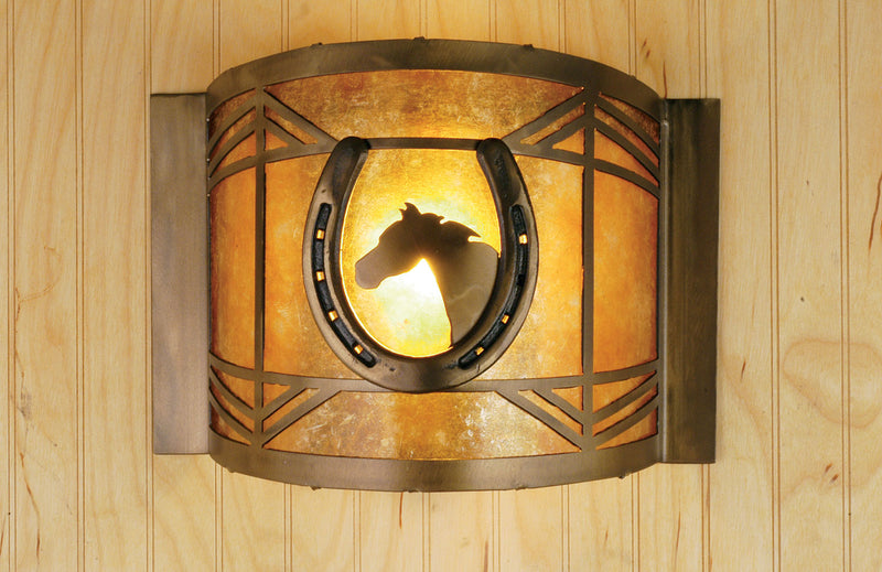 Meyda Tiffany 51502 One Light Wall Sconce, Antique Copper