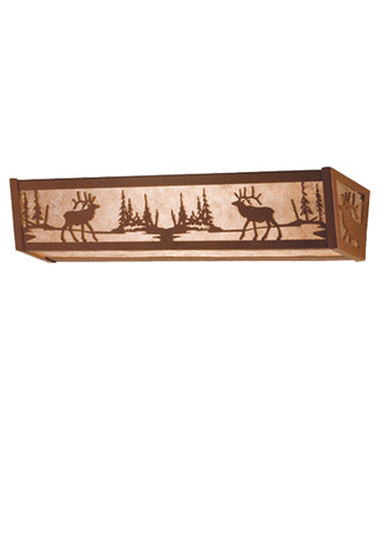 Meyda Tiffany 67847 Six Light Vanity, Rust