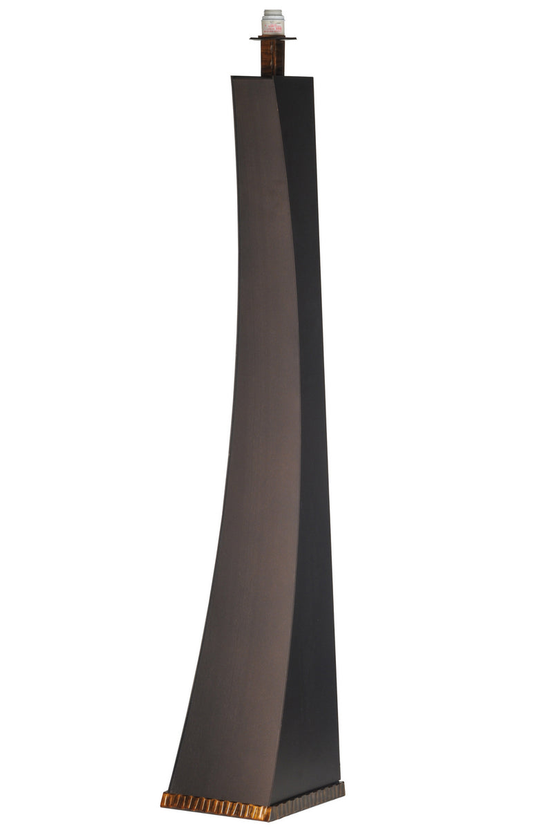 Meyda Tiffany 69384 One Light Floor Base, Mahogany Bronze