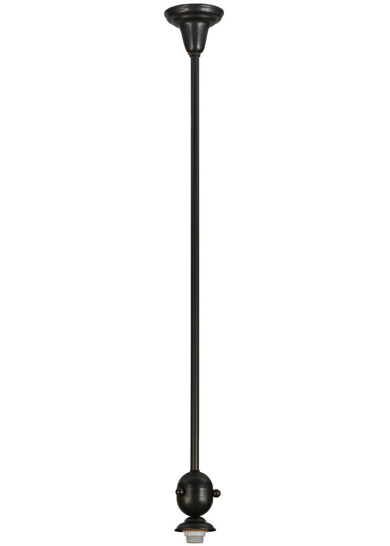Meyda Tiffany 74129 One Light Pendant, Craftsman Brown