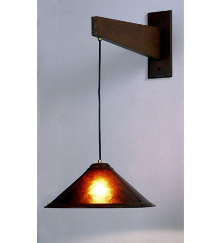 Meyda Tiffany 79791 One Light Wall Sconce, Rust