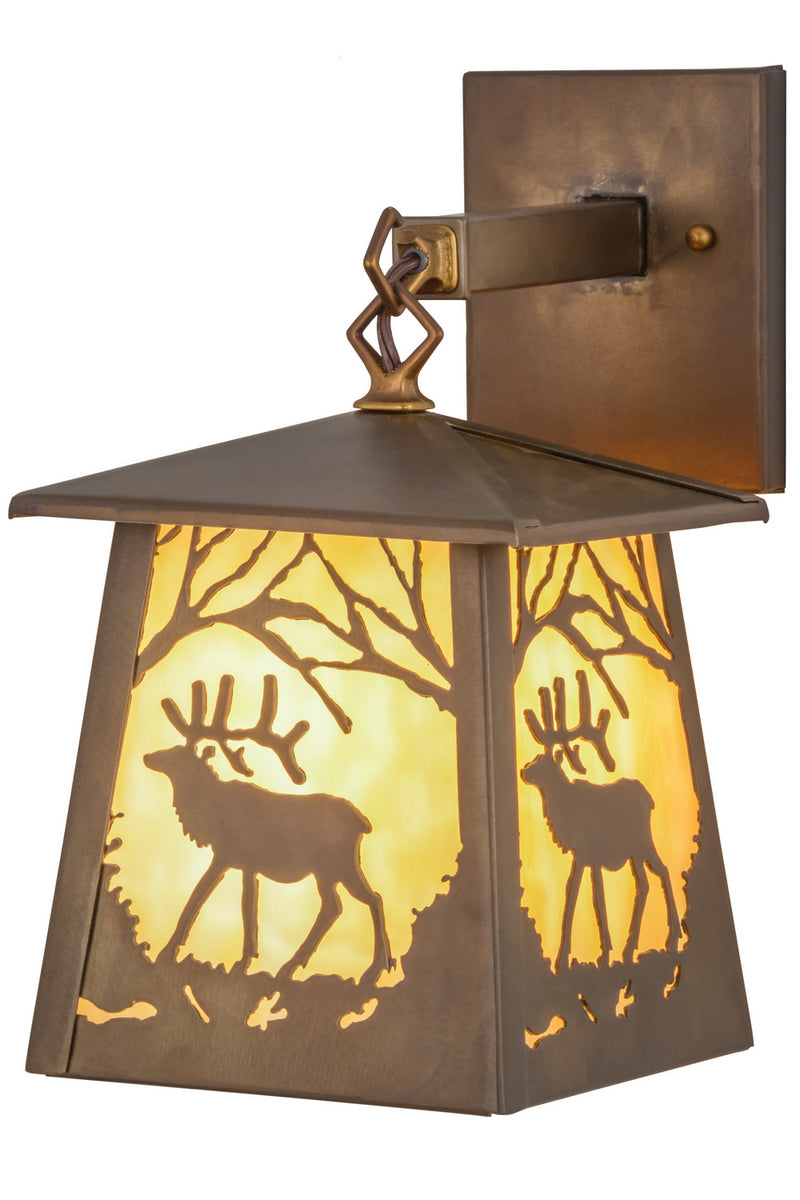 Meyda Tiffany 82638 One Light Wall Sconce, Antique Copper