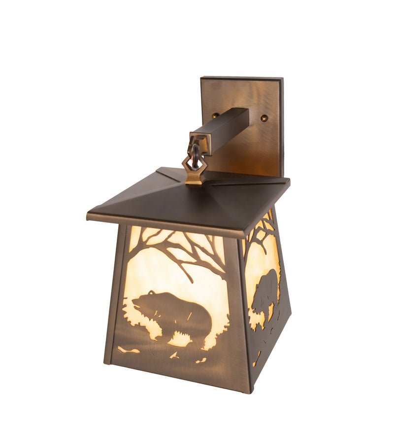 Meyda Tiffany 82640 One Light Wall Sconce, Antique Copper