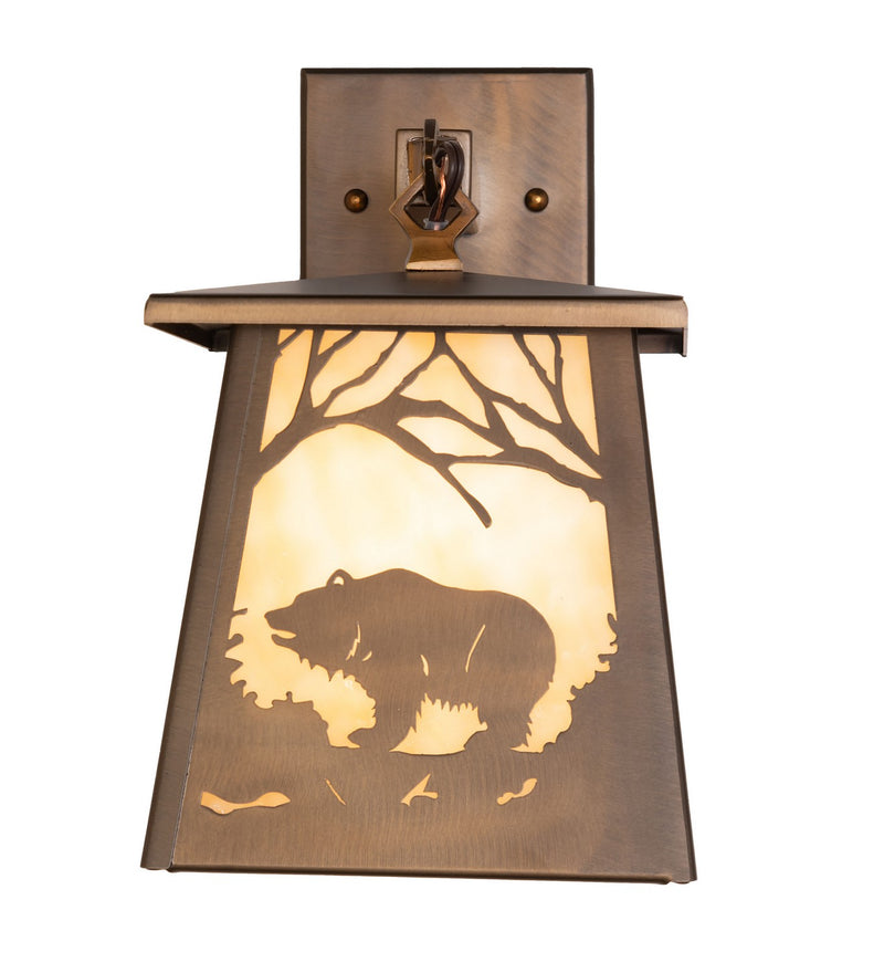 Meyda Tiffany 82640 One Light Wall Sconce, Antique Copper
