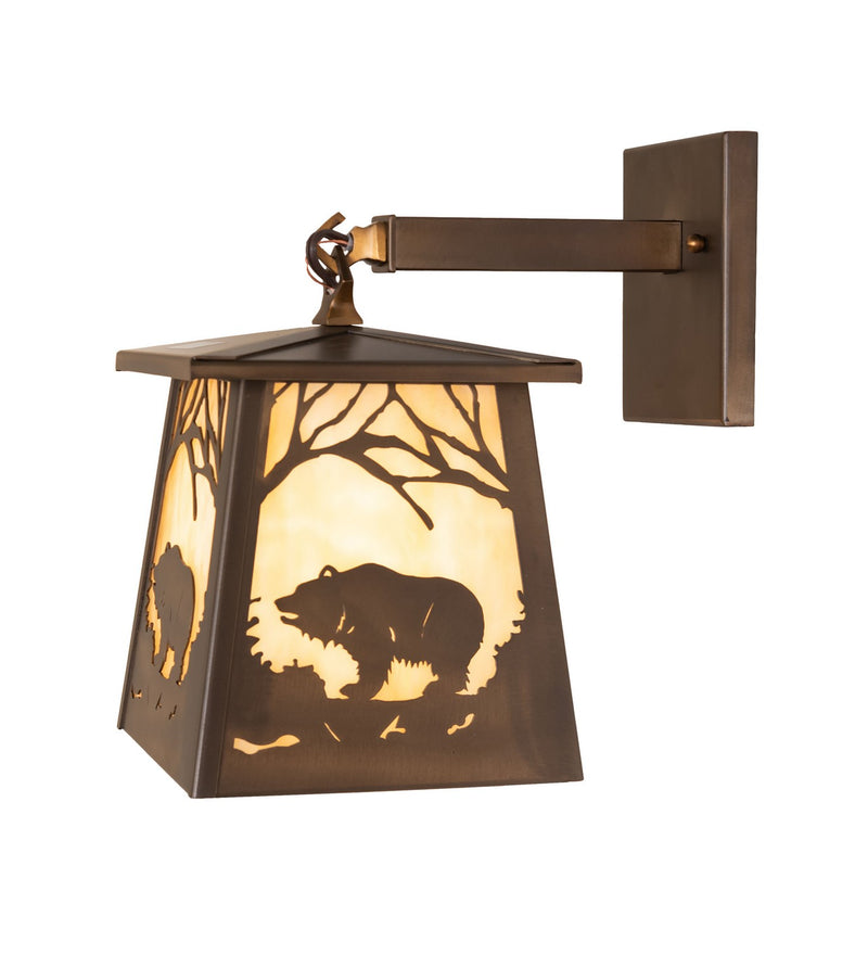 Meyda Tiffany 82640 One Light Wall Sconce, Antique Copper