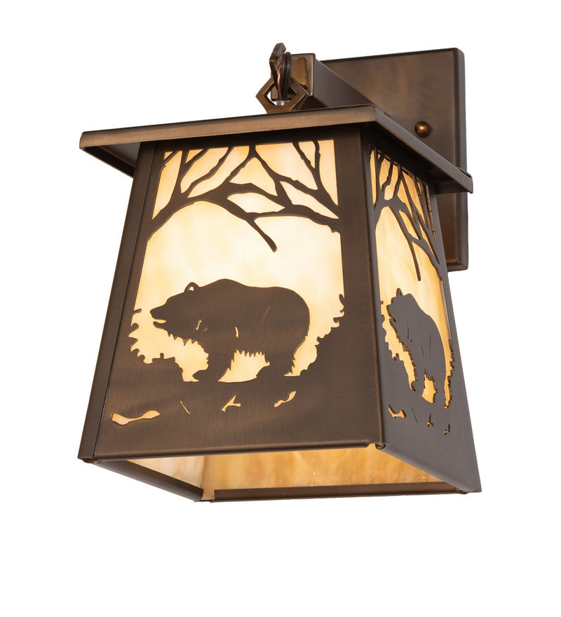 Meyda Tiffany 82640 One Light Wall Sconce, Antique Copper