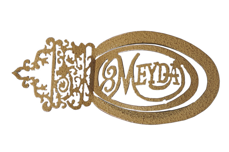 Meyda Tiffany 99365 Bookmark, Antique Gold